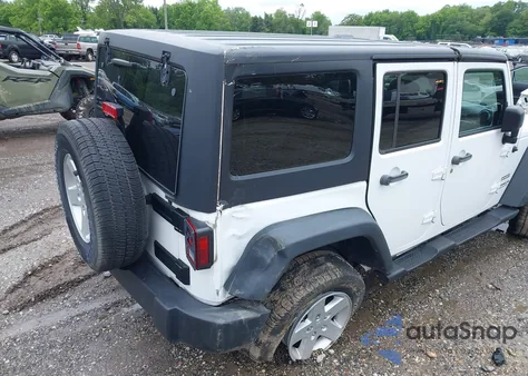 2016 Jeep Wrangler Unlimited Sport z USA, uszkodzony, nr VIN 1C4HJWDG7GL238107